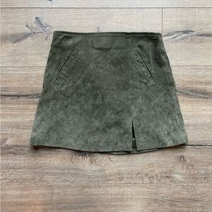 Blank NYC Suede Mini Skirt